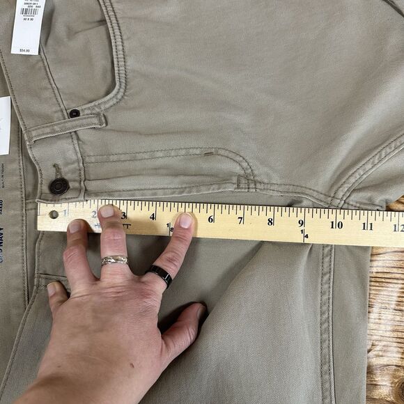 Old Navy Straight Built-In Flex Jeans Men’s Size 32x30 NWT Tan Khaki - Picture 7 of 16